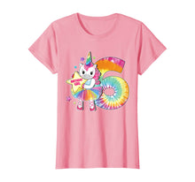 Load image into Gallery viewer, 6th Birthday Unicorn Shirt Gift for Girls Age 6 Tie Dye Tee T-Shirt