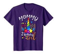 Load image into Gallery viewer, Unicorn Mommy of the 2nd Birthday Girl Matching Family T-Shirt