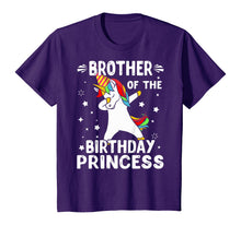Load image into Gallery viewer, Dabbing Unicorn Brother Of The Birthday Princess Funny T-Shirt