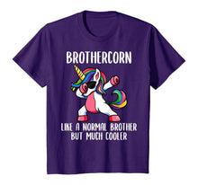 Load image into Gallery viewer, Unicorn Brother Girl Birthday Party Apparel BrotherCorn Cute T-Shirt