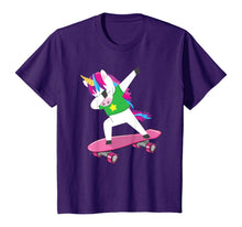 Load image into Gallery viewer, Dabbing Unicorn Birthday Skating Party Perfect Gift T-Shirt