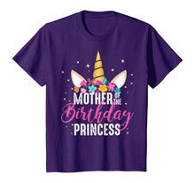 Load image into Gallery viewer, Mother Of The Birthday Princess Mommy Gifts Unicorn Birthday T-Shirt