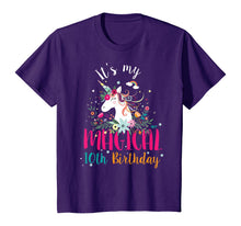 Load image into Gallery viewer, Its my 10th Birthday Unicorn Gift 10 Years Old Birthday Girl T-Shirt