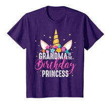 Load image into Gallery viewer, Grandma Of The Birthday Princess Gifts Unicorn Birthday T-Shirt