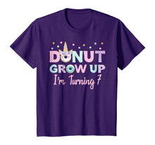 Load image into Gallery viewer, Donut Unicorn Funny Birthday Shirt Donut Grow Up