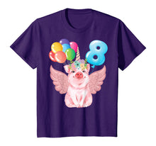 Load image into Gallery viewer, 8th Birthday Shirt Girl Pig and Unicorn Lovers Gift 8 Years