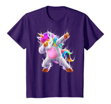 Load image into Gallery viewer, Fantasy Unicorn Dabbing T Shirt Gift Kids Girls Boys Womens