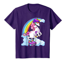 Load image into Gallery viewer, Unicorn Roller Skate Roller Derby Birthday Shirt Girls Gift