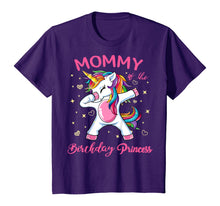 Load image into Gallery viewer, Mommy of the Birthday Princess Unicorn Outfit T-Shirt