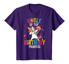 Load image into Gallery viewer, Uncle of the Birthday Princess Gift Dabbing Unicorn Girl Dad T-Shirt