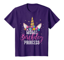 Load image into Gallery viewer, Mom Of The Birthday Princess Mother Gifts Unicorn Birthday T-Shirt