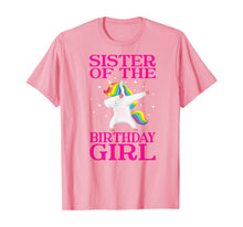 Load image into Gallery viewer, Sister of The Birthday Girl Unicorn Dabbing Party Shirt