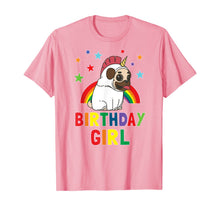 Load image into Gallery viewer, Girl Birthday Unicorn Pug B-day Party Kids Gift Idea Unipug T-Shirt