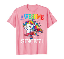Load image into Gallery viewer, Unicorn 49th Birthday Gift Rainbow 1971 49 Years Old T-Shirt