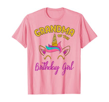 Load image into Gallery viewer, Grandma of the Unicorn Birthday Girl T-Shirt Matching Shirt