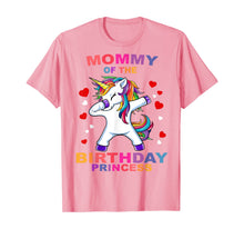 Load image into Gallery viewer, Mommy of the Birthday Princess Unicorn Girl T Shirt Outfit T-Shirt