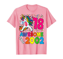 Load image into Gallery viewer, 18th Birthday Dabbing Unicorn Party Gift 18 Years Old Girl T-Shirt