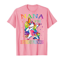 Load image into Gallery viewer, Nana of the Birthday Princess Unicorn Girl T-Shirt