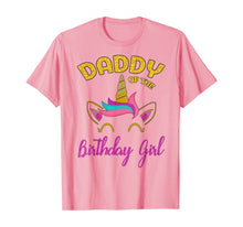 Load image into Gallery viewer, Daddy of the Unicorn Birthday Girl T-Shirt Matching Shirt