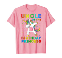 Load image into Gallery viewer, Uncle Of The Birthday Princess Unicorn Dabbing Shirt