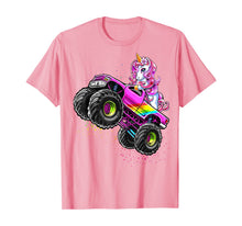 Load image into Gallery viewer, Monster Truck Unicorn Birthday Party Monster Truck Girl Gift T-Shirt