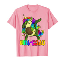Load image into Gallery viewer, Uni Cado Dabbing Unicorn Avocado Rainbow Girl Birthday Gift T-Shirt