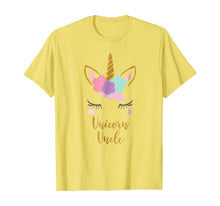 Load image into Gallery viewer, Unicorn Uncle Shirt, Uncle of the Birthday Girl Gift