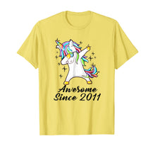 Load image into Gallery viewer, Unicorn Dabbing Awesome Since 2011 8th yrs Birthday Gifts