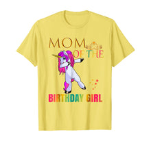 Load image into Gallery viewer, CUTE: MOM Of Birthday Girl Dabbing Unicorn Party Shirt Idea
