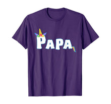 Load image into Gallery viewer, Unicorn Birthday Girl Shirt Funny Papa Grandpa Gift Family T-Shirt