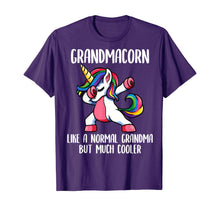 Load image into Gallery viewer, Unicorn Grandma Girl Birthday Party Apparel GrandmaCorn Cute T-Shirt