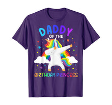 Load image into Gallery viewer, Unicorn Daddy, Cute Fantasy Tee for Family Birthday Party T-Shirt