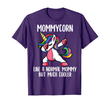Load image into Gallery viewer, Unicorn Mommy Girl Birthday Party Apparel, MommyCorn Cute T-Shirt