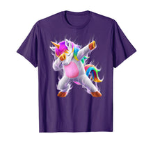 Load image into Gallery viewer, Fantasy Unicorn Dabbing T Shirt Gift Kids Girls Boys Womens