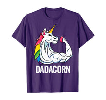 Load image into Gallery viewer, Mens Funny Unicorn Dad Girl Birthday Party Apparel Dadacorn Cute T-Shirt