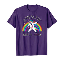 Load image into Gallery viewer, Dabbing Unicorn Birthday Girl Gifts 11 Years Old Since 2008 T-Shirt