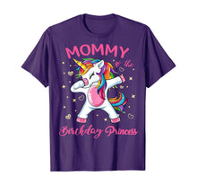 Load image into Gallery viewer, Mommy of the Birthday Princess Unicorn Outfit T-Shirt