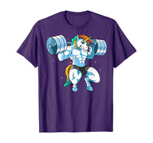 Load image into Gallery viewer, Unicorn Weightlifting Squads Bodybuilding Birthday Gift T-Shirt