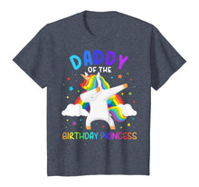Load image into Gallery viewer, Unicorn Daddy, Cute Fantasy Tee for Family Birthday Party T-Shirt