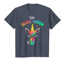 Load image into Gallery viewer, This Slime Queen Is 9-9th Birthday Girl Unicorn and Slime T-Shirt