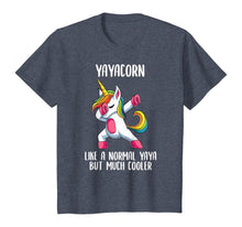 Load image into Gallery viewer, Unicorn Yaya Girl Birthday Party Apparel Greek YayaCorn Cute T-Shirt