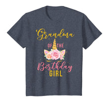 Load image into Gallery viewer, Grandma Birthday Girl Grandmother Gifts Unicorn Birthday T-Shirt