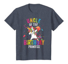 Load image into Gallery viewer, Uncle of the Birthday Princess Gift Dabbing Unicorn Girl Dad T-Shirt