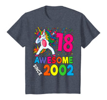 Load image into Gallery viewer, 18th Birthday Dabbing Unicorn Party Gift 18 Years Old Girl T-Shirt