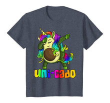 Load image into Gallery viewer, Uni Cado Dabbing Unicorn Avocado Rainbow Girl Birthday Gift T-Shirt