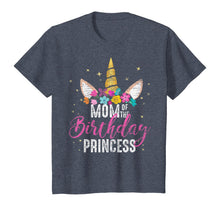 Load image into Gallery viewer, Mom Of The Birthday Princess Mother Gifts Unicorn Birthday T-Shirt