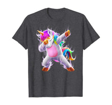 Load image into Gallery viewer, Fantasy Unicorn Dabbing T Shirt Gift Kids Girls Boys Womens