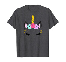 Load image into Gallery viewer, Unicorn Face Birthday T-Shirt