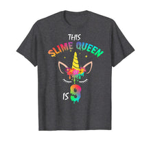 Load image into Gallery viewer, This Slime Queen Is 9-9th Birthday Girl Unicorn and Slime T-Shirt
