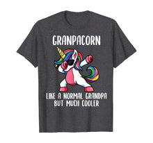 Load image into Gallery viewer, Mens Unicorn Grandpa Girl Birthday Party Apparel GrandpaCorn Cute T-Shirt